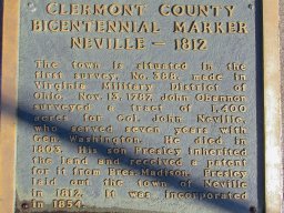 Markers &raquo; markers &raquo; Washington Twp &raquo; Neville, 487 Main St, Neville OH 45156,